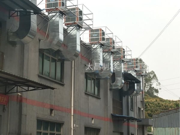 深圳市某打磨車間環(huán)?？照{(diào)降溫工程
