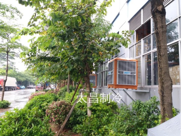深圳某汽車配件廠車間環(huán)保空調降溫工程