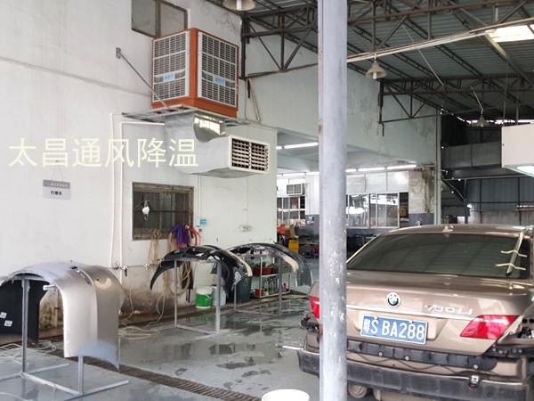 東莞寶樂·寶馬汽車維修中心環(huán)?？照{(diào)通風(fēng)降溫工程案例